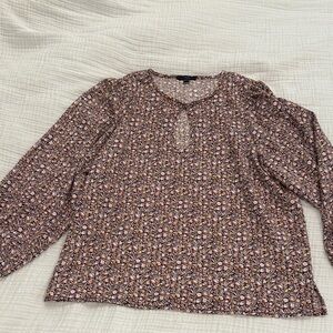 J. Crew Multicolor Patterned Blouse
